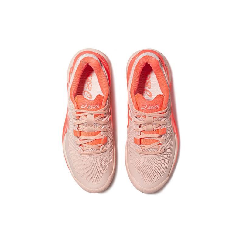 ASICS Gel Resolution 9 Clay Pearl Pink Sun Coral Women's Sneakers 1042A224-700