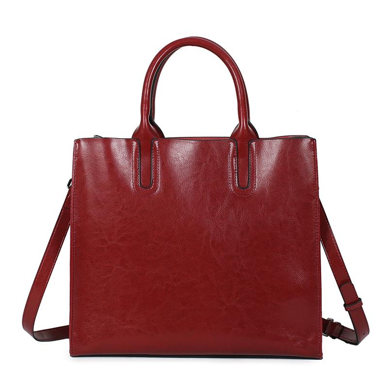 Toptrends Cowhide Genuine Leather Large Tote Bags For Women  Trend Designer A4 Office Shouder Bags Shopper Ladies Handbags