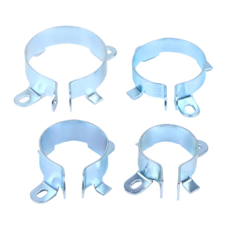 Tin Plated Capacitor Mounting Clamp 2 Feet Fastening Clamping Ring Holder for Power Supply Repair