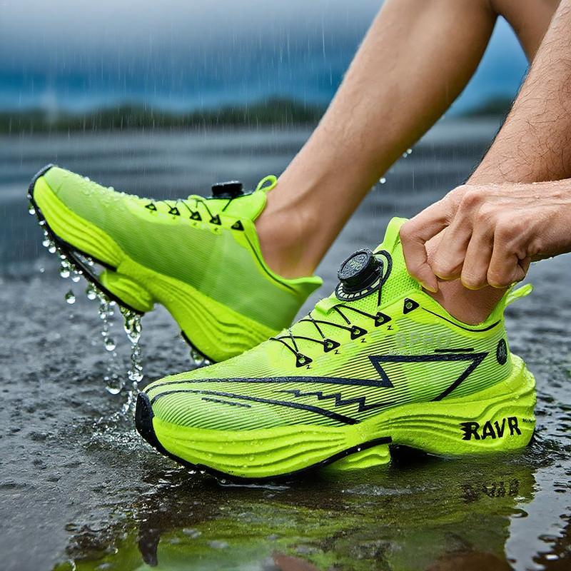 New Men'S Running Shoes Cushioning Carbon Plate Racing Marathon Athletic Shoes Comfortable Non-Slip Sports Tennis Shoes