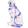 Tactical Dog Harness Dog Leash Collar -No-Pull Outdoor Training Anti-Escape Pet Harness Pet Harness Vest for Medium& Large Dogs
