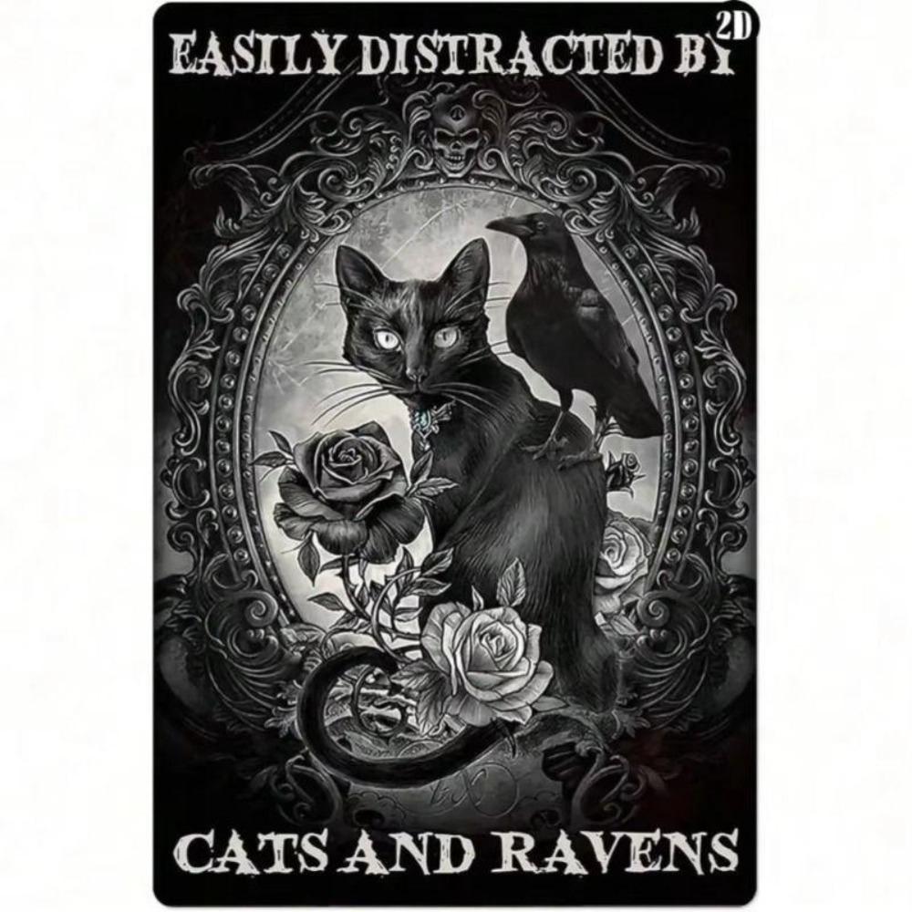 Retro Metal Tin Sign 20x30cm, Funny Wall Art Decor for Living Room Bar Cafe