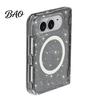 Durable Scratch Resistant Magnetic Glitter Case for IPhone Fold, Clear Phone Protector Shell, Shell Precise Cutout, Guard Anti-fall Protection MagSafe