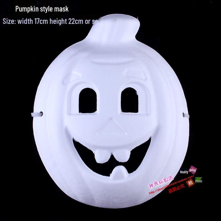 Hand-Painted Ball Face Mask: DIY Paper Pulp Animal Mask for Men & Women, Peking Opera Style