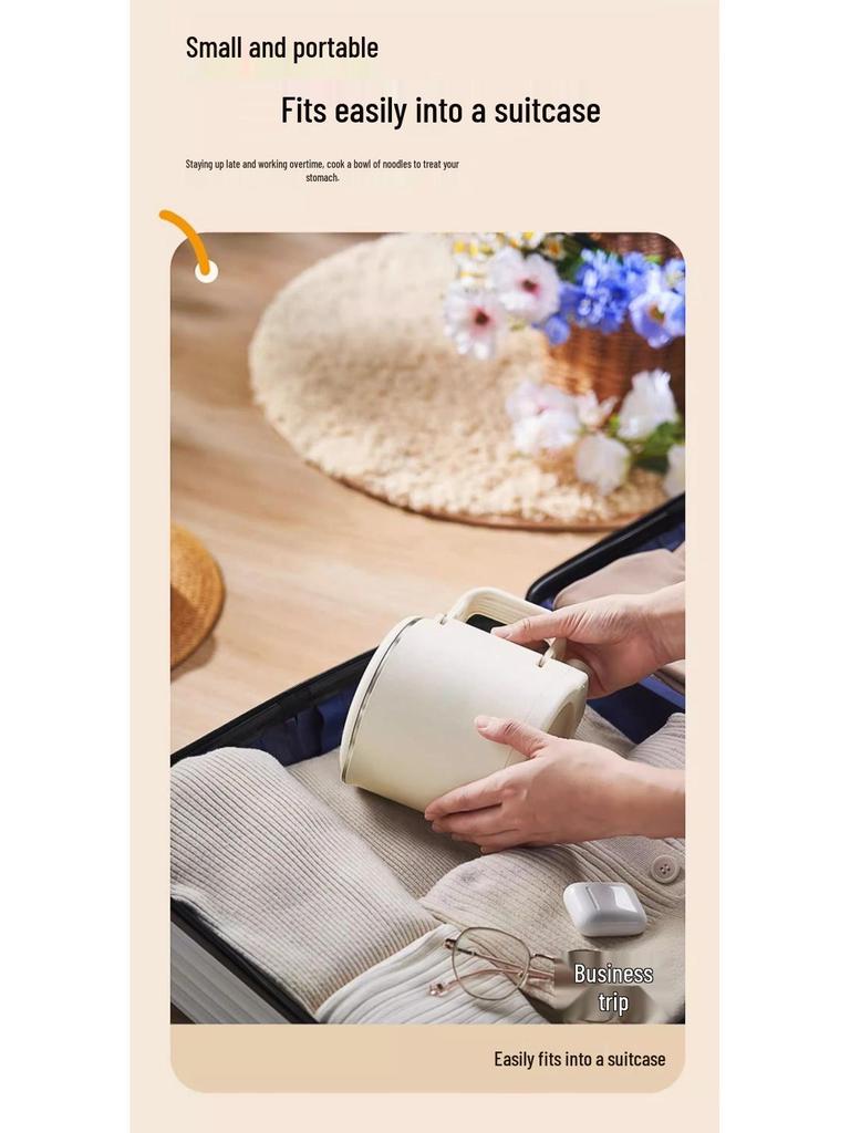 Çift Gerilim Wibily Paslanmaz Çelik Katlanabilir Elektrikli Su Isıtıcı Saplı - Mükemmel Kış Hediyesi