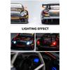 1/24 Bentley Continental GT3 Free Wheeling High Light Sport Racing Car Model Toy Diecast Metal Alloy Miniature Replica
