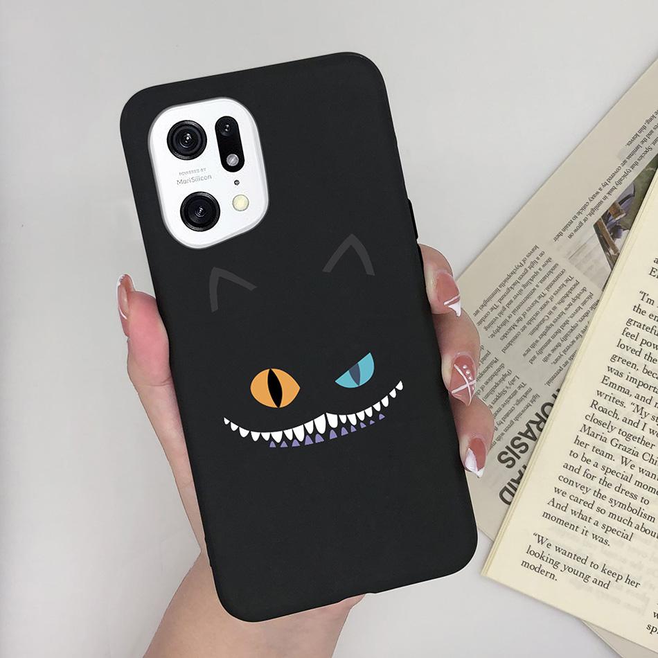 Für Oppo Find X5 Pro Lite Handyhülle Schmetterling Mattes Silikon Stoßfest Schwarze Abdeckung Für Oppo FindX5 X5Pro X5Lite Funda Coque