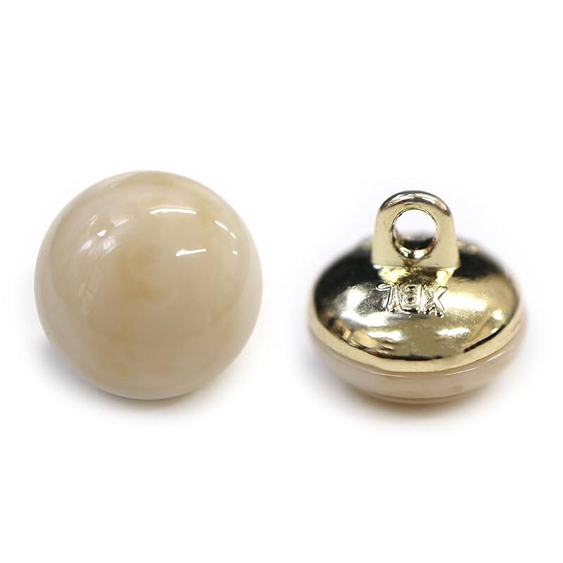 

button with foot [beige Marble] marble style button shirt buttons suit buttons sole foot cardigan blouse 10 pieces [11.5mm] Twinkle Punpun Maru B-251