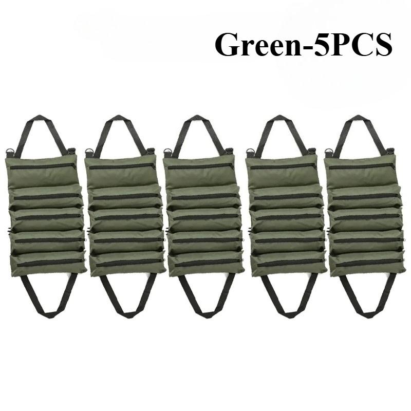 Portable Roll Up Tool Organizer Bag Long-lasting Oxford Cloth Multi-Pocket Tool Pouch Fit For Electrician Carpenter Tools