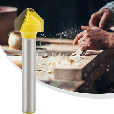 6mm Shank Router Bit Carbide Cutting Performance V-shaped