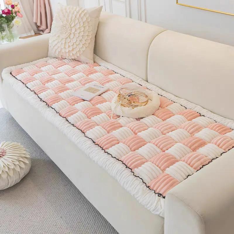 Modern Minimalist Thickened Warm Pet Cat Scratchable Blanket Anti-slip Washable Cushion Sofa Cover For Large Dogs Pet Supplies