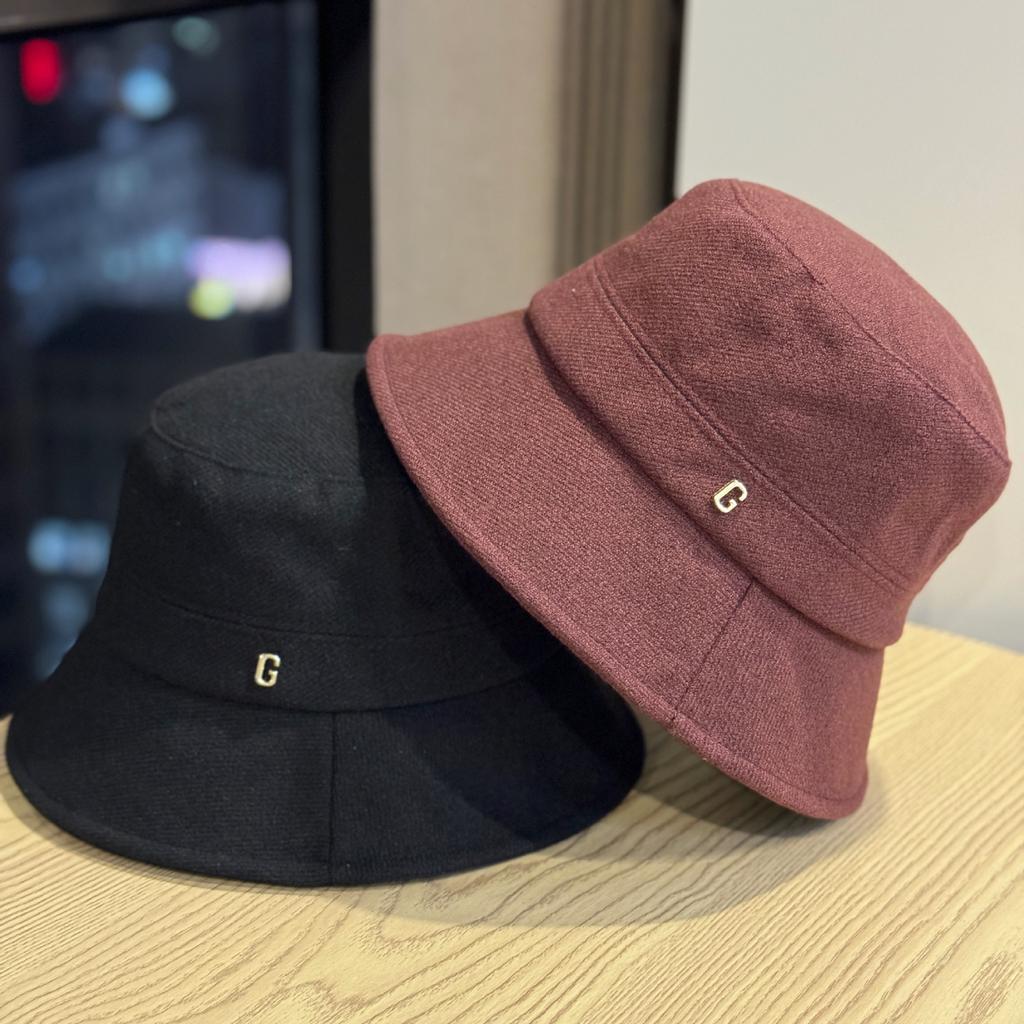 Autumn and Winter Fisherman's Hat Women's G Label Comfortable Foldable Warm Basin Hat Literary and Artistic Style Small Face