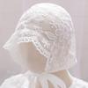 European & American Baby Lace Christening Dress with Puffy Skirt & Hat