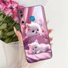 Phone Case For Infinix Hot 8 Cover Cute Cat Luxury Fashion Funny Painted Casing For Infinix X650C X650B X650D