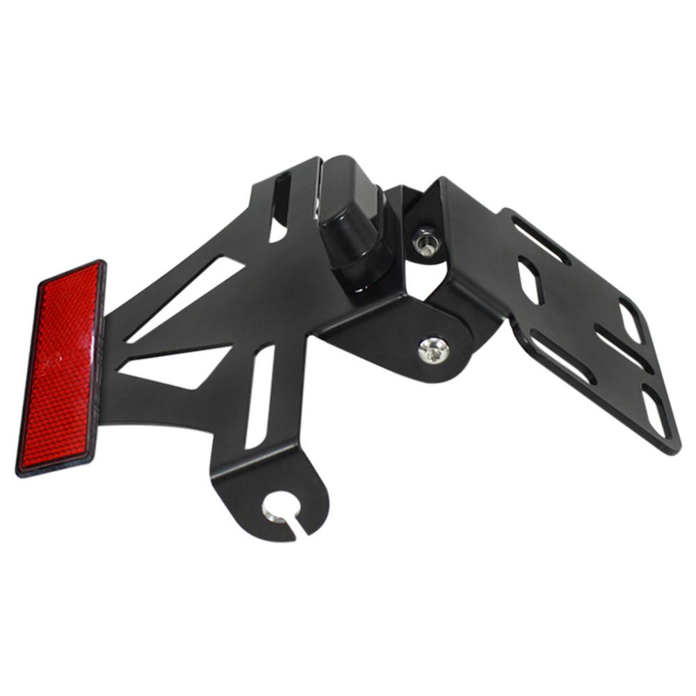 For Kawasaki Z750 Z800 Z900 Z1000 NINJA400 License Plate Frame Adjustable Rear License Plate Modification Motorcycle Accessories