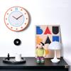 Japanese and Korean Minimalist Small Fresh Creative Fashion Wall Clock Living Room High-end Wall Clock Home Clock New Style
