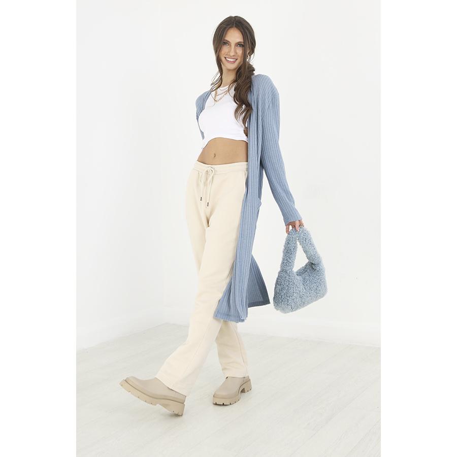 BRAVE SOUL Womens/Ladies Ribbed Cardigan