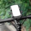 Bike Phone Holder Bracket, Motorcycle Phone Mount Adjustable Bike Handlebar Cell Phone Clamp Scooter Mobile Phone Clip