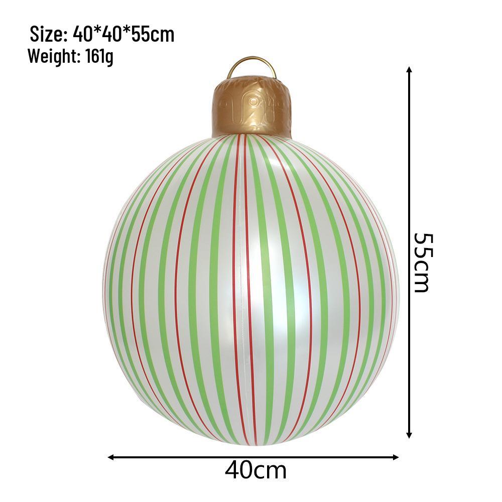 Aufblasbare Weihnachtsbaumkugel für festliche Dekoration