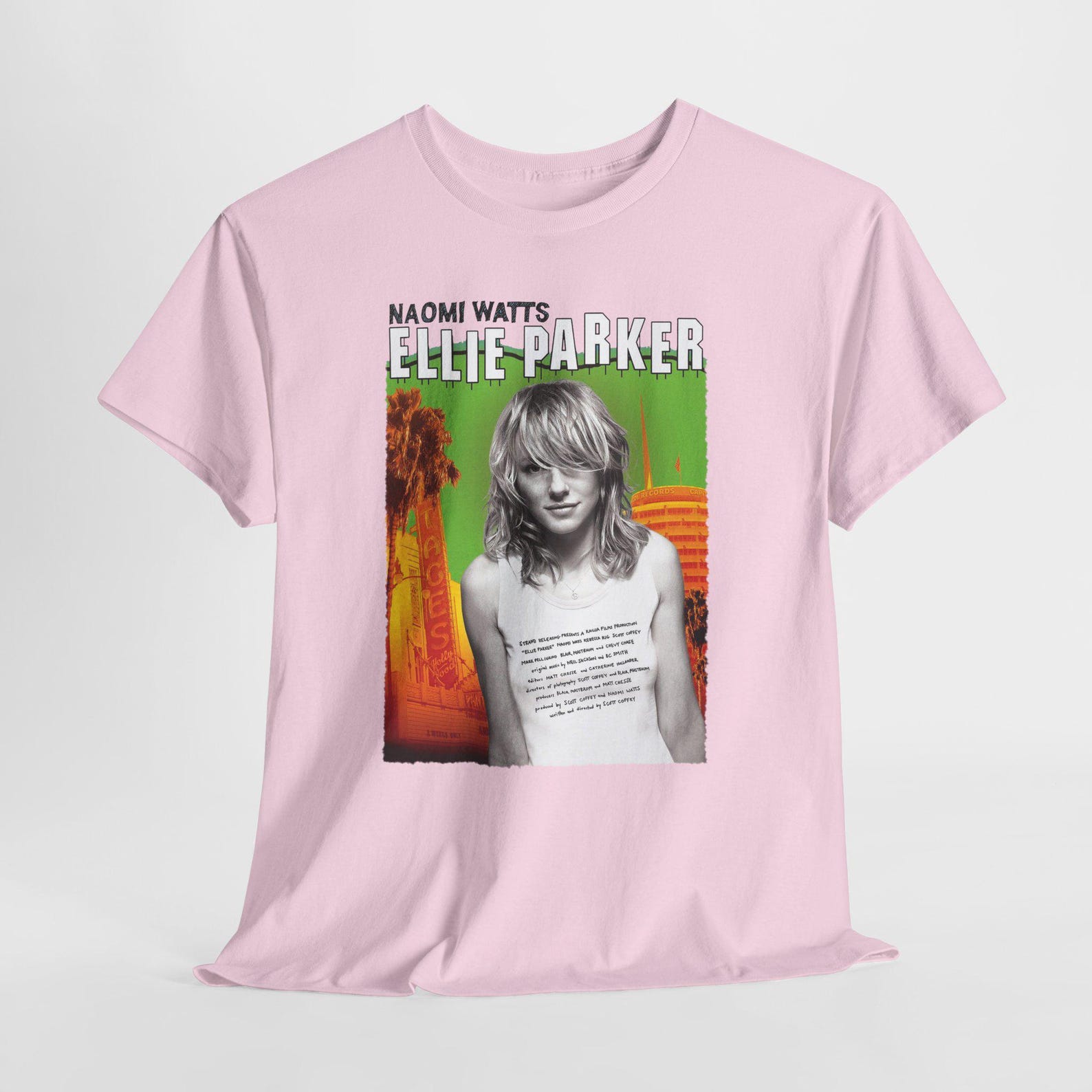 Ellie Parker Unisex Heavy Cotton Tee - Vintage Retro Graphic T-Shirt, Hipster Tee, Cool Tee, Distressed Tee, Retro Tee 3XL