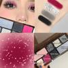 Hey Heartbeat Nude Rose Eyeshadow Palette: Sweetheart Black, Spicy Girl, Matte & Smoky Contours In Cement Grey