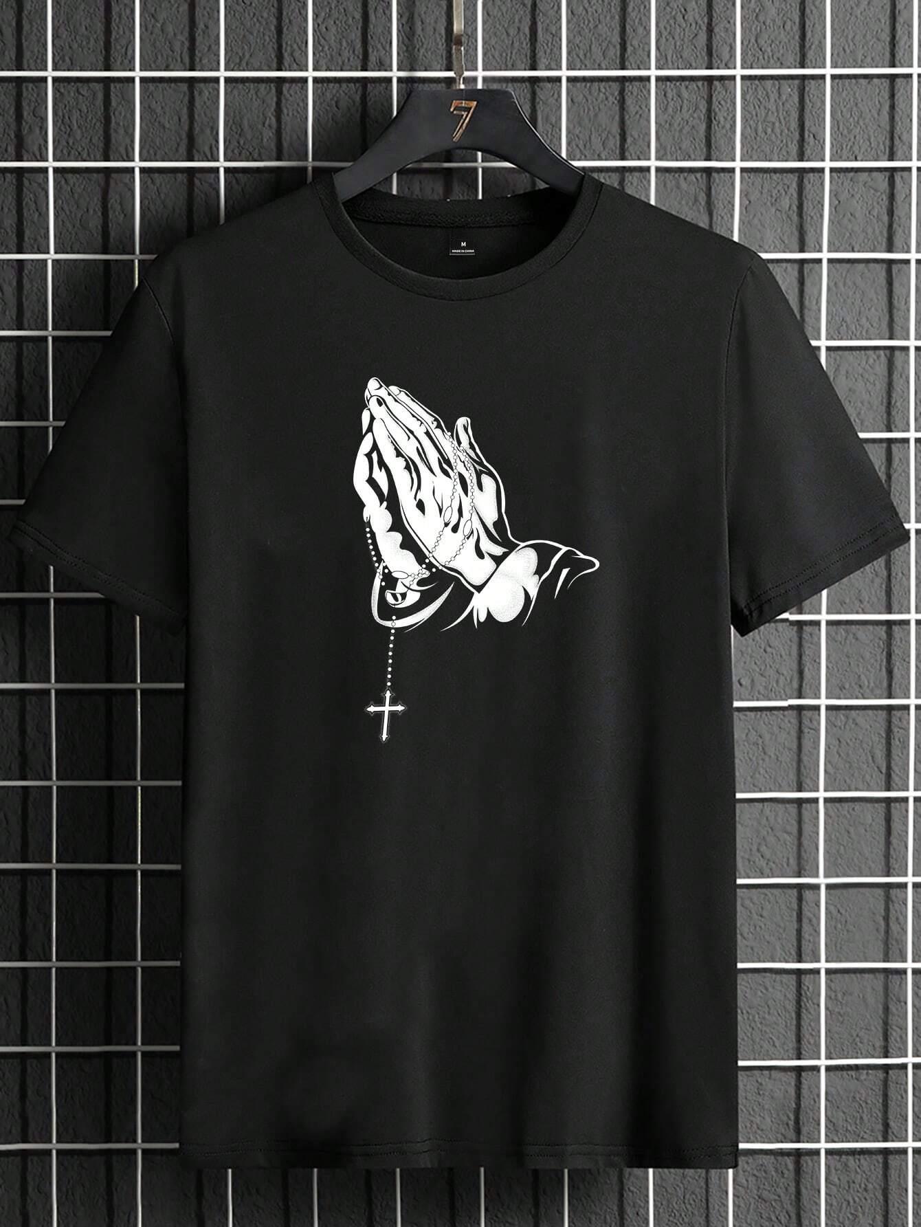 

Prep Men Баскетбол и буквенная графика Печать Мужская футболка Мультфильм S-Xxxl Футболки Популярная повседневная футболка Одежда Ретро Уличные топы M