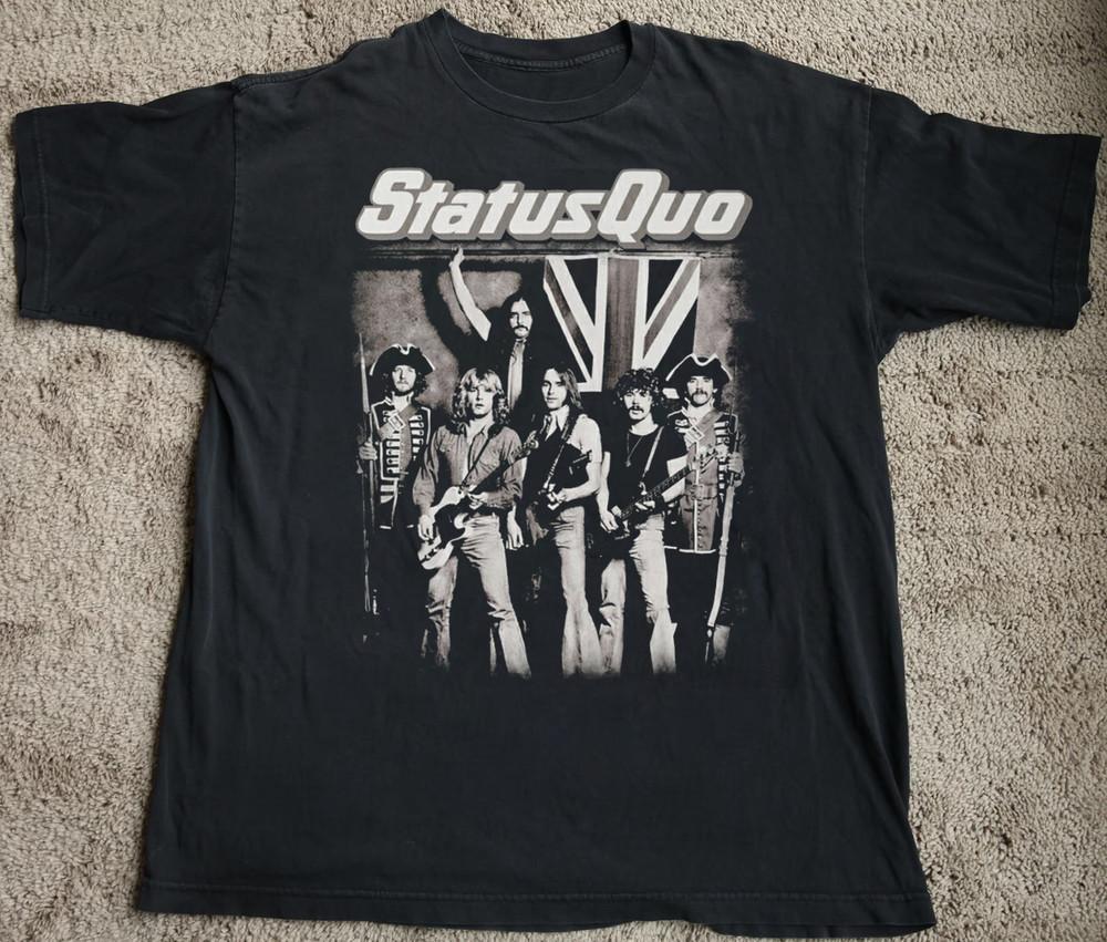 Status Quo Poster T-shirt Gift For Fan All Size S to 5XL S5597 Unisex T-Shirt XXXL