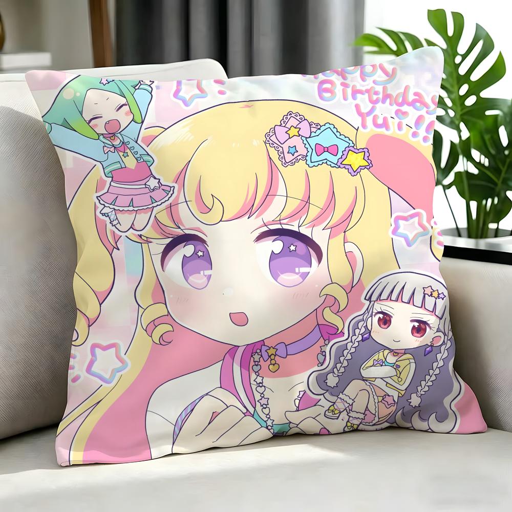 anime Kiratto Pri Chan Cushion Cover Cushion Cover Set Pcs x x x Pillowcase Decorative Sofa Home Decor