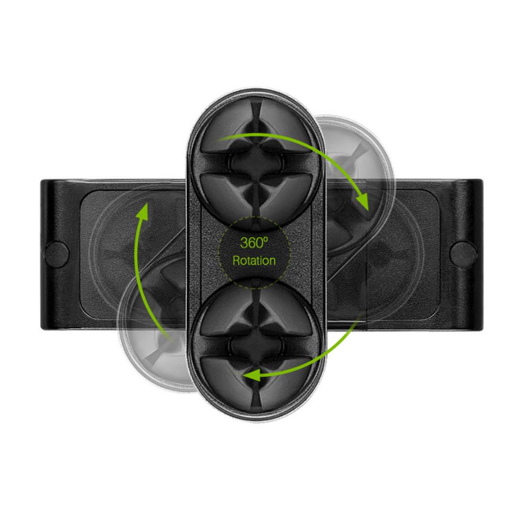 Universal Car Phone Holder Air Vent Holder Double Mount Clips 360 Rotation GPS Holder Stand Cradle for Samsung Iphone Lg Xiaomi