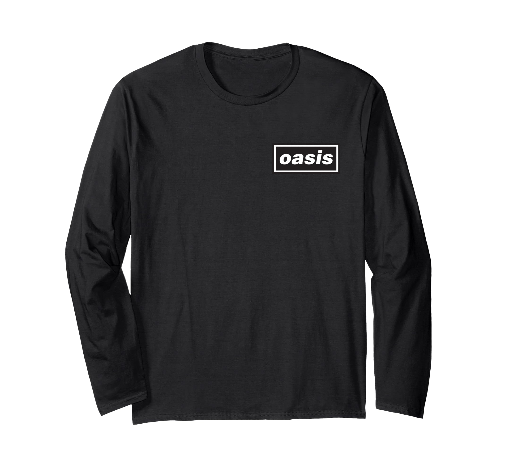 

Oasis – Pocket Hit Logo Black Long Sleeve T-Shirt