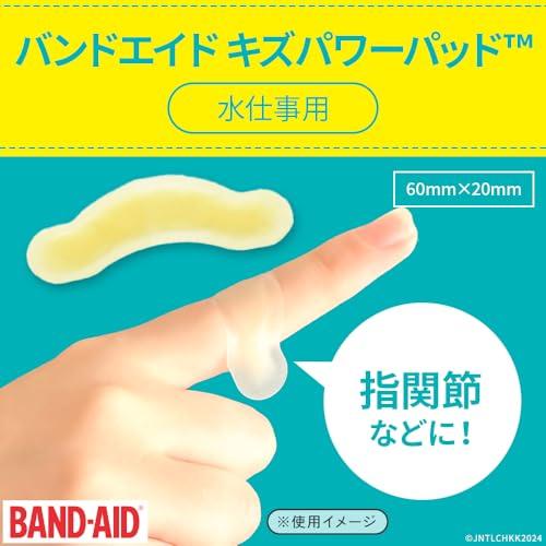 BAND-AID Wound Power Pad for Water-Resistant Work, 10 pads x 2 packs + Original Memo Pad Included. Waterproof, for chapped fingertips, quick and