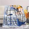 Dragon Ball character Print Flannel Blanket High quality Comfortable for All Seasons Home Decor Warmth and Comfort Perfect for Christmas Gifts