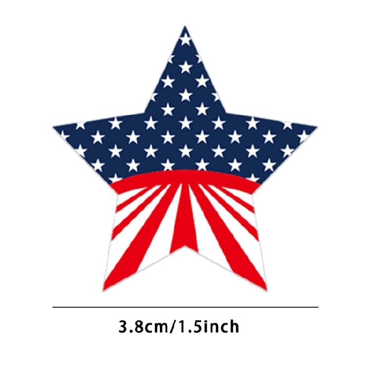 Gift Wrapping Labels Star Shaped Stickers for Sealing Invitation Envelope