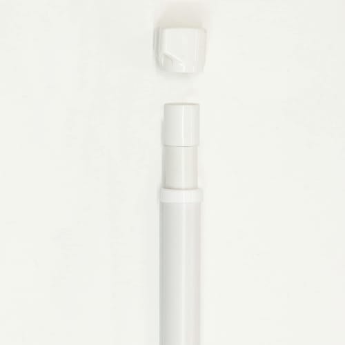 Bestco Slim Telescopic Clothes Drying Pole, 105-180cm, White, Short, NY-160