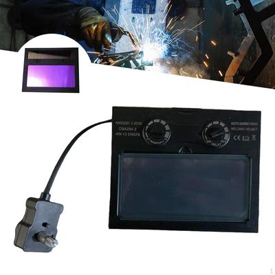 Lente de soldagem com escurecimento automático solar, óculos, acessório durável alimentado para soldagem,