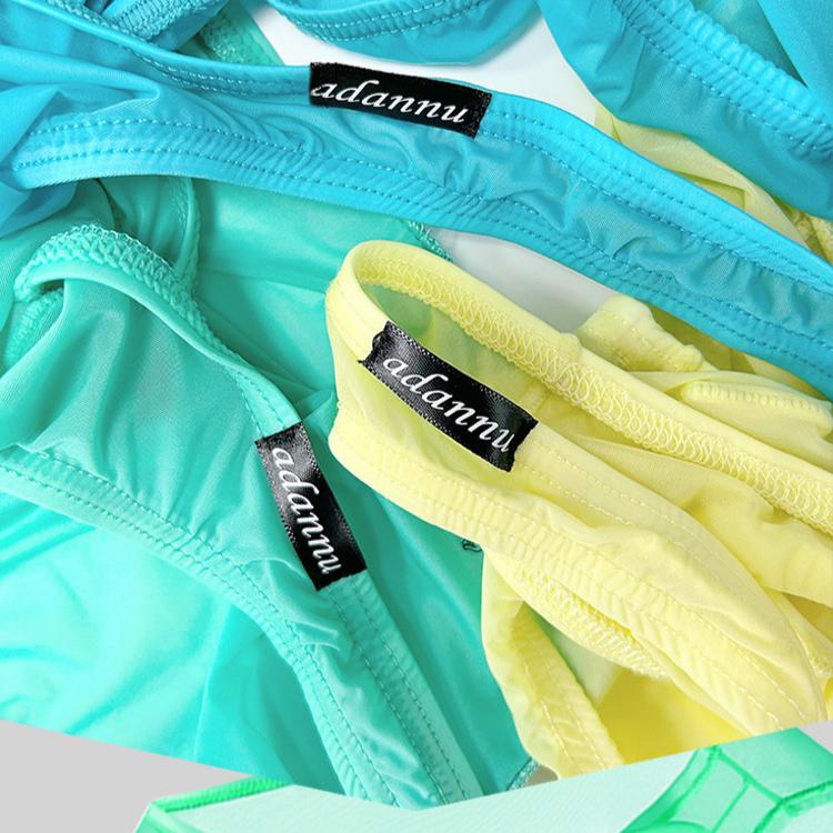 Low Waist Men's Underpants, Light Transparent Men's Panty, Sexy Love Triangle Pants, Breathable Convex Pouch