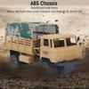 RC Military Truck 4 Channel Detachable Tent Remote Control Vehicle Military Truck with Light for Over 6 Years Old Kids