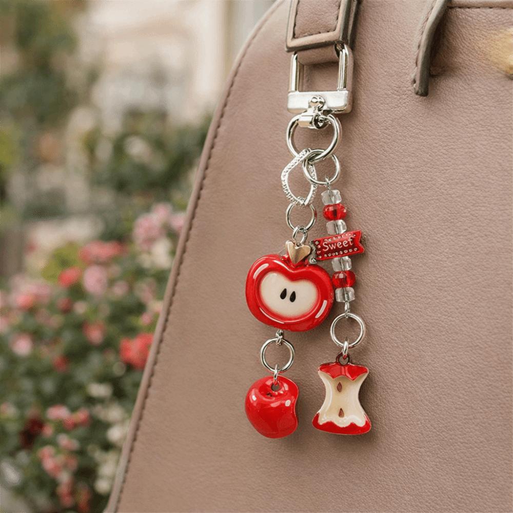 Decorative Wind Chime Ornaments 3D Fruit Pendant Phone Charm Cellphone Strap Handbag Decoration