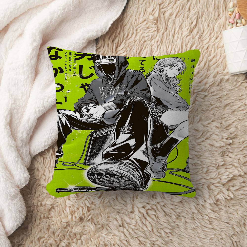The Guy She Was Interested In Wasn't A Guy At All Pillow Cushion Cover Pillowcase Living Room Sofa Home Decor Customized