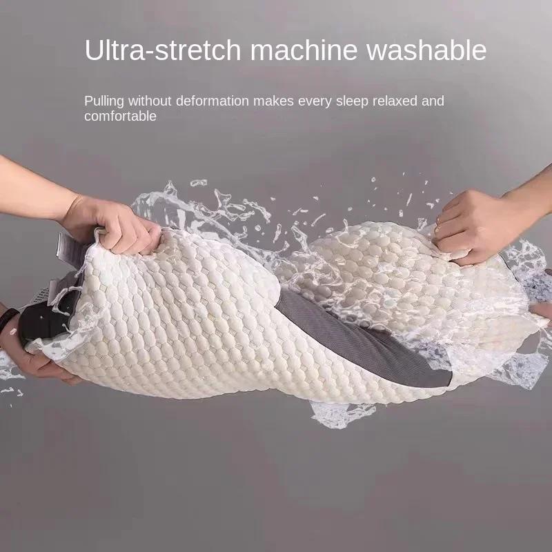 3D polštář na krk ortopedický polštář na ochranu proti spánku polštář na krk pro domácnost SPA masážní polštář na spaní vysoce elastické poréznost pratelné polštáře