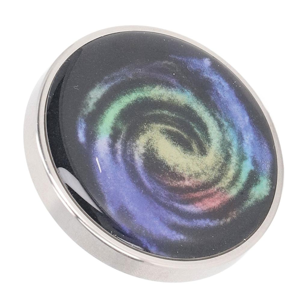 Desktop Rotating Toy Colorful Pattern Stainless Steel Stress Relieve Decompression Gyroscope Toy #2