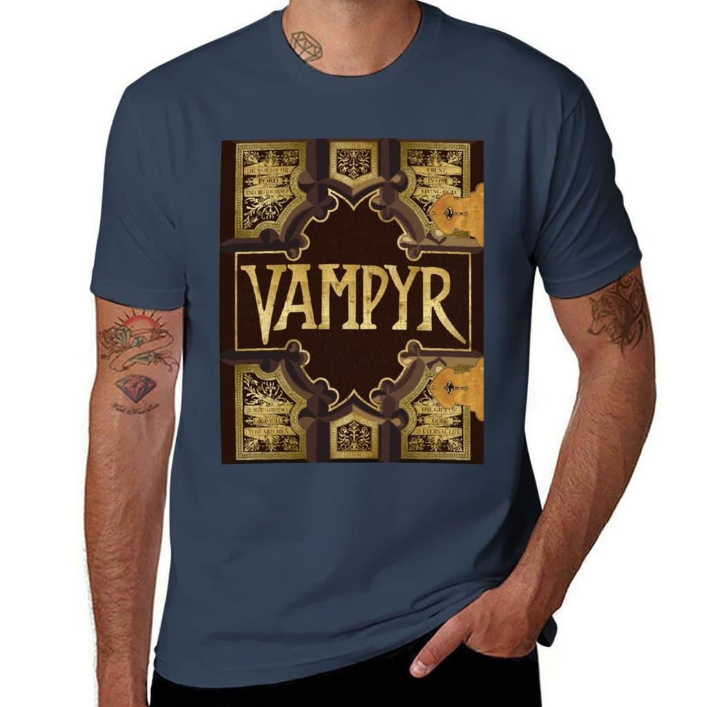Vampyr Book Tshirt Casual Daily Graphic Tee