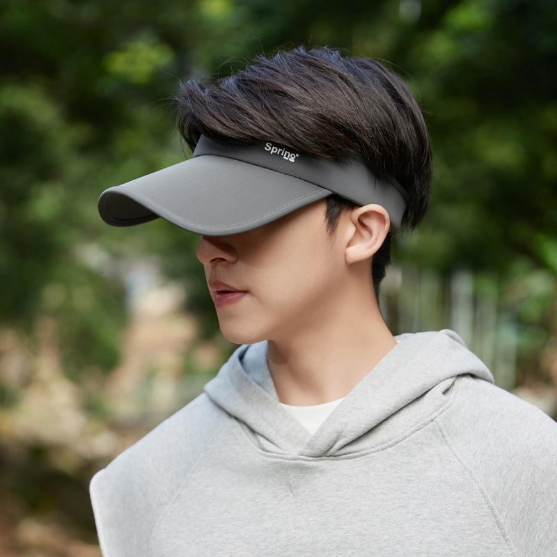 

Модные весенне-осенние шляпы для мужчин и женщин, универсальная шляпа-заколка от солнца с открытым верхом, шляпа от солнца для занятий спортом на открытом воздухе One Size