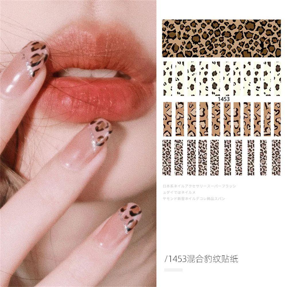 Tools 3D Nail Decals Nail Art Decorations Animal Tiger Nail Sticker Leopard Nail Art Sticker