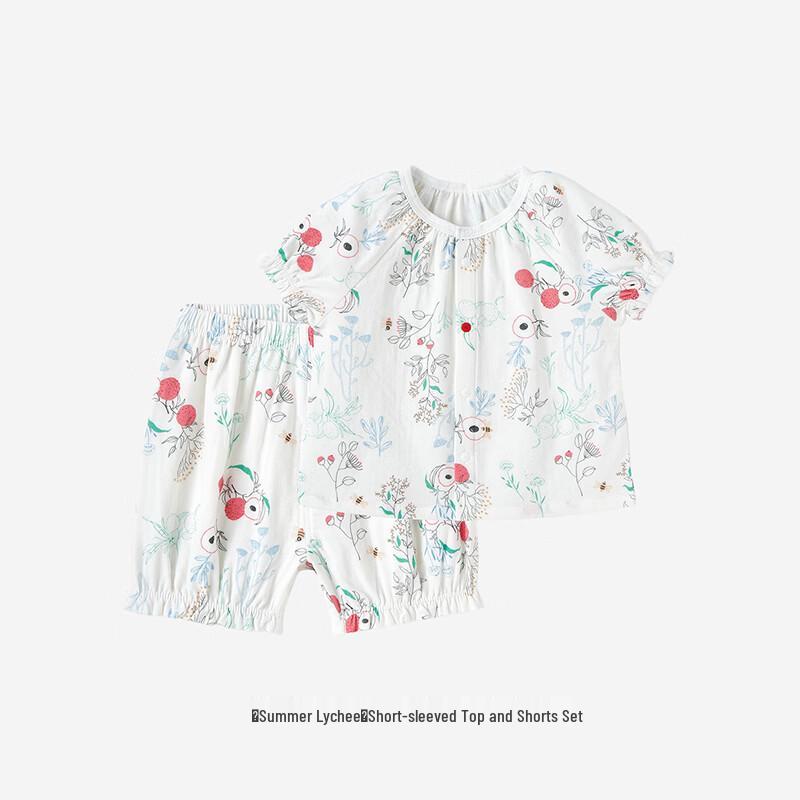 YEEHOO Kids' Summer Breathable Loungewear Set