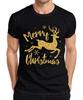 Merry Christmas Reindeer Glitter Effect - Christmas Xmas Gift Xmas-