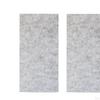 Felt Cork Pinboard Corner Board Wall Organizer with Padded Surface for Office, Home, School,