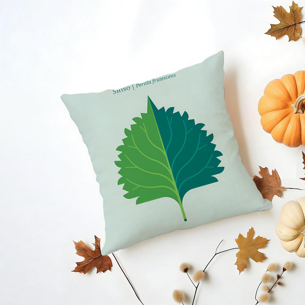 Simple Casual Fresh Elegant Simple Flower Art Cushion Cover Washable Linen Pillowcase Soft for Daily Sofa Bed Home Room Decor
