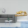 Abstract Thinker Statue Modern Artwork Chinese Cattle Sculpture for Tabletop Living Room Shelf