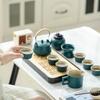 The whole set of kung fu tea set outdoor portable travel tea set business gift souvenir